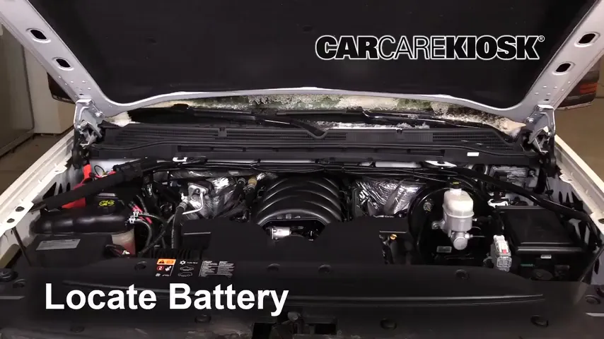 2016 GMC Sierra 1500 SLT 6.2L V8 Crew Cab Pickup Battery Replace
